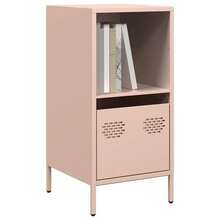 Villeneuve Credenza Rosa 35x39x73,5 cm in Acciaio Laminato a Freddo - Rosa - Visualizzare 1