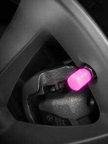 8-Piece Split-Type Neon Glow-In-The-Dark Motorcycle/Car/Tire Valve Stem Caps - ABS Hexagonal Valve Stems With Luminous Tips, Multi-Color (Green, Blue, Pink, Red, White, Yellow) For Night Riding Safety And Bicycle/Car Accessories - Compatible With Motorcycles, Cars, Bicycles, ATVs, Scooters - Easy Installation, Secure Fit, Car Accessories - Multicolor - View 5