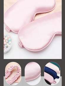 قناع نوم مبرد بحشوة الثلج، راحة تبريد حريرية، يخفف التعب، مناسب للنوم القيلولة، السفر، المكتب