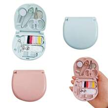 1set Cute Cartoon Mini Needle And Thread Box Creative Outdoor Dormitory Home Portable Needle And Thread Bag Sewing Tool Set - Multicolor - View 7