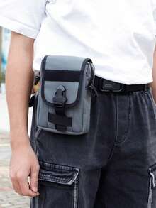 Multi-Functional Square Shape Shoulder Bag For Students, Mini Men's Bag With Letter Graphics And Bag Charm, Suitable, College, Sports, Commuting Nylon Essentials Portable Bag Winter Thanksgiving Bag Tote Bag Bum Bag Rider Bag Hobo Bag Hip Bag Holiday Essentials Camping Sling Bag Summer Back To School Bag Pack Cross Body Bag Canvas Tote Bag Side Bag Pouch Festival - Multicolor - View 7