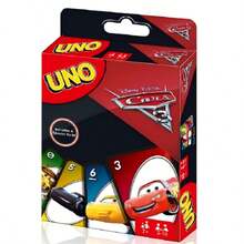 1pc New Car Mobilization Game Anime Cartoon Pattern Family Funny Entertainment Uno Cards Games Christmas Gifts Party Games, Party Games, Student Gifts, Valentine's Day Gifts, New Year's Gifts - Black - View 1