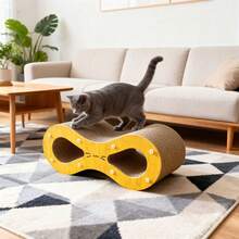 Cadeira de Descanso para Arranhar Gatos Internos Marrom, Prancha de Arranhar de Dois Lados, Tapete Grande para Arranhar Gatos - A - Visão 6