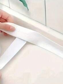 自粘浴室密封胶带，强力防水密封胶，适用于浴缸、淋浴房、水槽、马桶、地板和墙边，轻松DIY防水解决方案，马桶密封，光滑表面，防水胶粘剂，浴室家居装饰，秋季装饰，返校季 - 彩色 - 查看 6