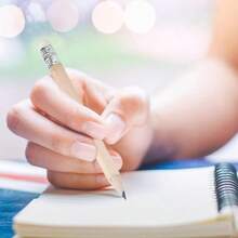 Toyvian 60 Lápices De Escritura Cortos Lápices De Golf Lápices De Preescolar Medios Lápices Con Gomas De Borrar Lápices De Escritura De Oficina Lápices De San Valentín Lápices Cortos - / - Ver 3