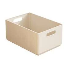 2/1个可折叠塑料收纳盒，多功能抽屉式收纳盒，大容量衣柜整理盒，化妆品收纳盒，袜子收纳盒，适用于衣柜整理、桌面收纳、房间收纳 - 奶油色門 - 查看 12