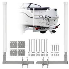 Garvee 2PCS Rustproof Galvanized Steel Boat Trailer Guide, 20.5 In Adjustable Design Trailer Guide Poles, Heavy Duty Roller Guide-On System, For Ski Boat, Fishing Boat - White - View 7
