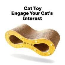 Cadeira de Descanso para Arranhar Gatos Internos Marrom, Prancha de Arranhar de Dois Lados, Tapete Grande para Arranhar Gatos - A - Visão 3