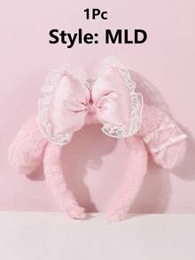 Sanrio 1Pc Hello Kittys Headband Cartoon Kuromi My Melody Sweet Fashion Anime Bow Headband Dress Up Party Gift - Multicolor - View 8