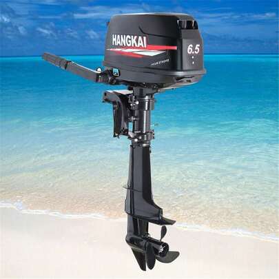 kangten 4-Stroke 6.5 H P Fishing Boat Motor With Water Cooling And Short Shaft Outboard Engine