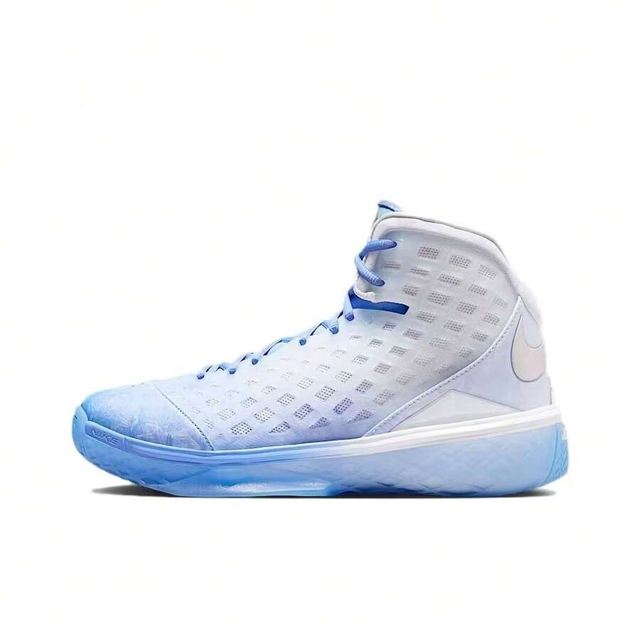 Nike Zoom Kobe 3 Protro 圣诞限量版，时尚透气，回弹力十足，复古篮球鞋，男女通用，白蓝配色