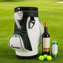 WUDAY 高尔夫球包冷藏箱 - 高尔夫球手的礼物，男士必备高尔夫配件，高档高尔夫礼品，是保持饮料冰爽的理想之选，多功能野餐冷藏箱，方便携带