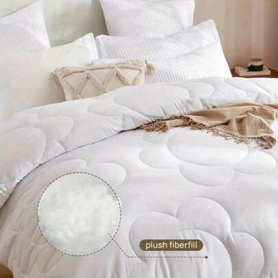 All-Season Comforter, Hotel Quality Quilted Comforter, Hollow Fiber Filled Comforter | Ultra-Soft Microfiber Outer Layer For Warm Autumn/Winter Blanket | Single To Super King Size | Comfortable And Fluffy Floral Stitching All-Season Comforter Filling, Cloud-Like Synthetic Down, Suitable For Various Bed Sizes Including Twin, Full, Queen, And King