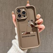 La funda del teléfono está diseñada con bambú marrón y una barra de progreso de café.Es una funda de protección para teléfono personalizada, elegante y sencilla, con diseño a prueba de golpes y anticaídas, resistente a las manchas y duradera, adecuada para  17/17 Pro/17 Pro Max/17 Air/ 16/16 Pro/16 Pro Max/16 Plus/ 15/15 Pro Max/15 Pro/15 Plus/ 14/14 Pro/14 Plus/14 Pro Max/ 13/13 Pro/13 Pro Max/12/12 Pro/12 Pro Max/11/11 Pro/11 Pro Max/XR/X/XS/XS Max. Es el regalo de cumpleaños perfecto para novias, novios, esposos, esposas, amigos o para uno mismo, innovador y a la moda, adecuado tanto para hombres como para mujeres.Hecho de TPU suave para protección.Estuche de café Max, estuche de café móvil, estuche para teléfono móvil - Marrón 2853 - Ver 4