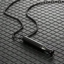 1 Stainless Steel Meditation Breathing Necklace - Men's Stress Relief Mindfulness Jewelry, Soothing And Calming Gift, Durable Focus-Enhancing Accessory, Streamlined Chain Design, Polished Surface, Suitable For Smoking Cessation, Sleep Aid, Deep Breathing - Multicolor - View 5