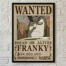 ONE PIECE 1/2/3/6件套复活节流行卡通海报印刷帆布墙画，适用于卧室、客厅、酒吧、咖啡厅、入口处，无框墙面装饰