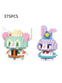 卡通人物积木玩具 - 史迪奇、狮子王 - 精细模型，适合DIY游戏、收藏、返校用品、圣诞节和生日礼物 - 彩色 - 查看 18