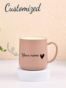 1pc Customized Photo Mug, Personalized Photo Mug For Grandma, Photo Mug For Mom, Mug With Photo And Text, Personalized Photo Coffee Cup, Photo Mug, Customized Name Mug, Customized Photo Collage Mug, Anniversary, Wedding Or Engagement Gift - Multicolor - View 11