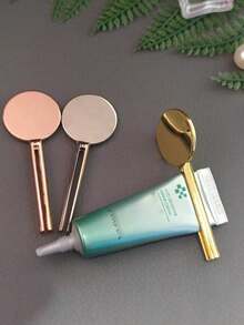 3pcs Zinc Alloy Key Squeezing Device Hand Cream Squeezing Pigment Ointment Squeezing Device Toothpaste Facial Cleanser Squeezing Portable Tool - Multicolor - View 4