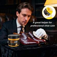 80g Orange Beeswax Wood Polish And Conditioner, Beeswax Furniture Polish (For Wooden Furniture And Leather Products)