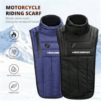 Motorcycle Scarf Black Balaclava Windproof Neck Scarfs Winter Warm Riding Protection Cycling Hiking Moto Full Neck Protectors For Skiing Skating Thermal Chest Neck Warmer Motorbike Thermal Collar Motorcycle Accessories Riding Essentials For Women Men Rider Gifts