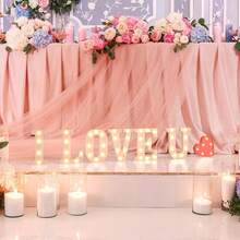 Light Up Marquee Letters - 26 Alphabet Battery Powered LED Lights Sign, Night Light White Plastic For Engagement Party Wedding Baby Shower Birthday, Table Decorations, Prom And Events, Marry Me (Letter M) - Số 5 - Xem 6