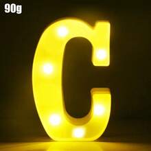 1个0-9数字LED装饰灯，适用于生日、婚礼、派对、家居、卧室装饰