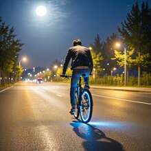 20pcs Assorted Color Reflective Neon Stickers, Random Patterns, Ultimate Cycling Protection Set, Suitable For Bicycle/Scooter/Riding, Ensure Safer And Unique Night Riding, Bicycle Helmet, Bike Accessories - Multicolor - View 7