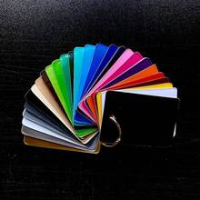 Letrero de Puerta de Vinilo Personalizado - Pegatinas de Negocio Personalizables - Logo, Texto, Cuentas de Redes Sociales, Pegatinas de Código QR Personalizables - Fuentes de Fachada de Tienda Variables - Multicolor - Ver 5