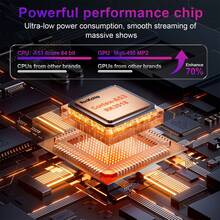 A Android TV STICK RK3518 Chip Cotex A53 CPU Mail 450 MP2 GPU 4G / 5G Wifi HDR + 8K AVE System Android 14 Memory 64G Support Multiple Language Suitable For Daily Family Life - Black - View 6