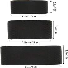 Silicone Anti-slip Haircut Bands for Stylists, Durable, Shock Absorbent, Heat Resistant, Comfortable - como en la foto - Ver 2