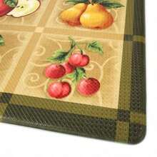 &Set de Tapetes para Cocina Antifatiga 10 mm Diseño de Frutas Coloridas Tapete para Cocina Medidas 120 x 40 cm y 60 x 40 cm Perfectos para Decoración y Comodidad en la Cocina - Multicolor - Ver 7