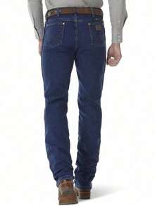 Men's Cowboy Cut Active Flex Slim Fit Jean - 3848 Màu xanh cổ điển - Xem 2