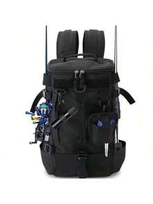 1个防水饵料袋 - 多功能大容量钓鱼收纳袋，适用于钓鱼、徒步旅行、露营和日常使用。