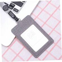 GRIRIW Porta Credencial De Tela Con Correa Bolsa Para Estuche Para Identificacin Vertical Resistente y Duradero - inicial - Ver 7