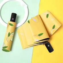 1pc Fruit Pattern Printed Foldable Umbrella With UV Protection, Lightweight For Commuting And Outdoor Use In Rain Or Shine,Spring Summer Picks,Brides Maid Gifts,Room,Bedroom Deccor,Bedroom Deccor,Beach,Travel,For Men,For Women,Vacation - Multicolor - View 12