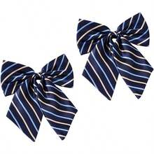 6 Piezas De Corbata Para Mujer Corbata De Cosplay Pajarita Corbata Ajustable Corbata Bordada Pajarita Corbata De Pap Noel Corbatas Para Hombre Traje De Graduacin - como se muestra + 13*15cm - Ver 8