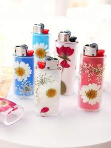 1 件装独特打火机外壳树脂模具，树脂环氧树脂浇铸硅胶模具，珠宝浇铸模具，适用于 J5/J3/J6 打火机保护套支架工艺配件 - 白色 - 查看 6