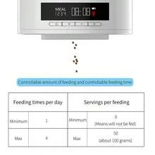 SHYFISH 500ml Large Capacity Fish Tank Feeder, Koi Goldfish Automatic Feeder, Smart Timed Battery/Electric Dual Power - White - View 9