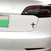 1pc 3D Metal Cross Car Sticker - Durable Rear Emblem Decal, Fits Cars, Motorcycles, E-Bikes, Universal Size, Glossy Metal Finish, Enhances Visibility And Style, Auto, Auto Parts, Car Stickers, Car Decals