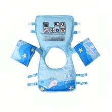 1pc Adjustable Strap & Quick Release Buckle Swimming Vest, Suitable For Pond, Pool And Beach Swimming, Designed For People Weighing 10-25kg - Multicolor - View 4