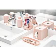 Cosmetic Storage Box & Rack - Blush - View 2