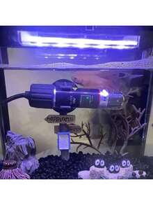 鱼缸加热棒，迷你USB恒温器，适用于鱼缸，具有精确的温度控制和缺水保护功能 - 适用于淡水和海水