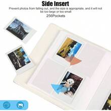 256 Pockets Photo Album Fujifilm  11 12 9+ 40 Evo Liplay 90 8 Instant Camera/ Link SP - 1 Printer, Photo Album Zink 2x3 inch Photo/Mint Zip Instant Camera PrinterWhite - 256 bolsillos blanco - Ver 8