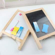 空白黑色边框黑板标牌 DIY桌面菜单板，婚礼信息标牌，适用于婚礼餐桌装饰、生日派对和家庭聚会标牌（款式随机）