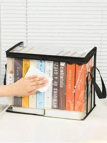 Transparent PVC Storage Bag, Multifunctional Organizer Box With Flip Cover And Viewing Window - Durable Rectangular Household Storage Container For Toys, Crafts, Books, School Supplies, Snacks - Perfect Gift For 11 Holiday Occasions - Multicolor - View 5