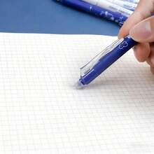 1pc/6pcs Puppy Cartoon Erasable Neutral Pen Cute Elementary School Student MoYi Erasable Pen 0.5 High Beauty Press Water Pen Snoopy Random Style, Christmas Stocking Fillers,Christmas Gifts,Christmas,Christmas Decorations - Multicolor - View 9