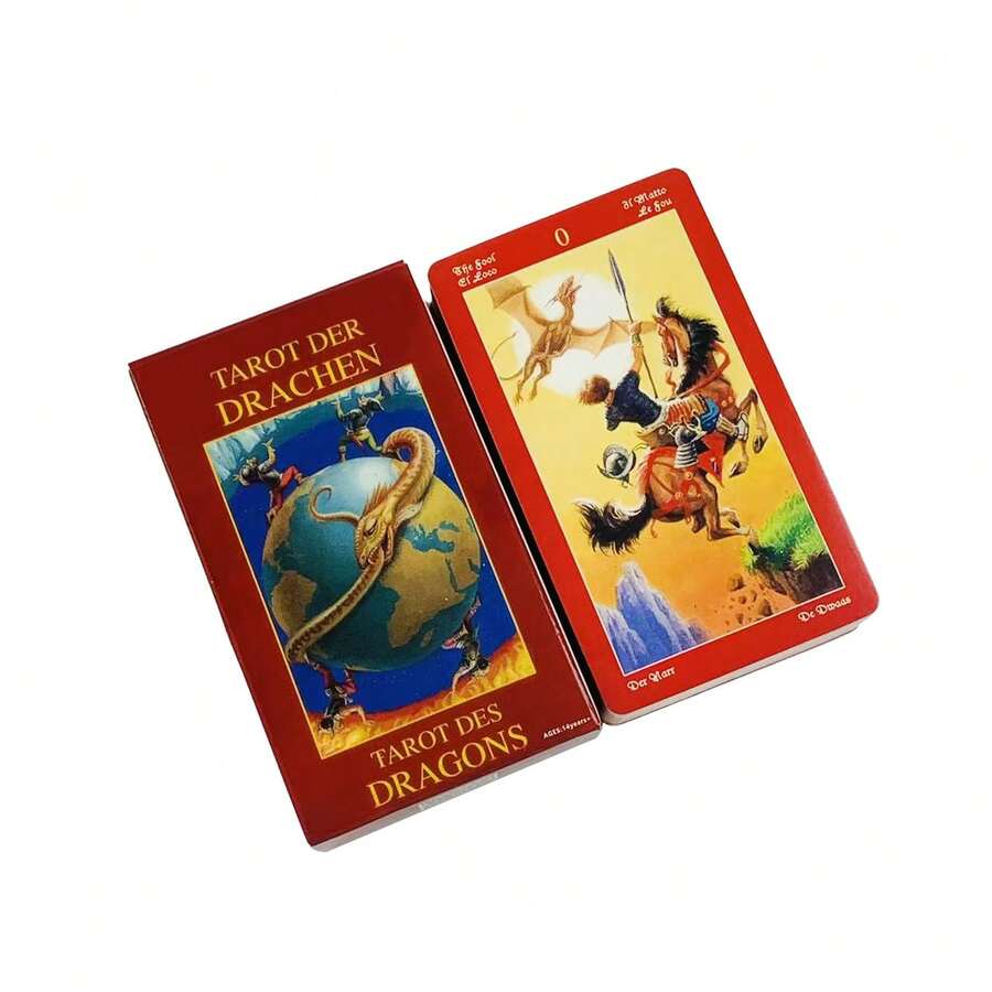 Fantasy Adventure Themed Tarot Card Set, Perfect For Divination At Family Gatherings - Multicolor - View 1