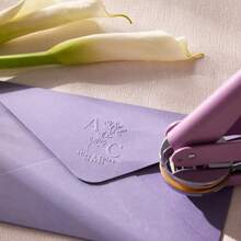 1 PC Personalized Initials Embosser Stamp, Custom Wedding Embossing Stamp For Invitations , Monogram Embosser, Napkin Embosser