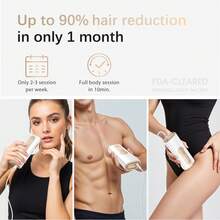 This Hair Removal Device Features An Ice-Point Cooling System For Painless Hair Removal, Suitable For Both Men And Women. With 999,900 Flashes, It Allows For Permanent Hair Removal At Home. Suitable For The Face, Legs, Arms, And Bikini Line. - Rượu sâm banh - Xem 7